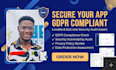 secure and audit your lovable or bolt new app for gdpr compliance