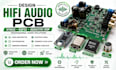 design stable hifi audio amplifier pcb using stm32 esp32 adau1701 dsp ble mems