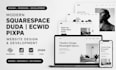 design modern squarespace duda ecwid pixpa website redesign website development