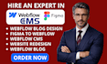 design a responsive webflow website, webflow ecommerce, webflow blog redesign