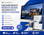 squarespace website design squarespace website redesign squarespace landing page