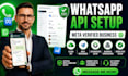 setup verified facebook business manager and whatsapp business API