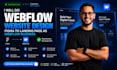 develop custom webflow website, webflow branded business website, webflow cms