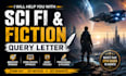 help you with sci fi and fiction query letter
