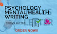 psychology based mental health writing analysis summary