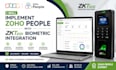 implement zoho people with zkteco biometric integration