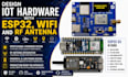 design iot hardware with esp32, wifi and rf antenna