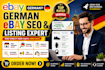 do germany ebay setup ebay listing german ebay seo ebay marketing