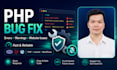 fix PHP errors, bugs, warnings and website issues