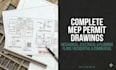 residential and commercial mep drawings for building permits