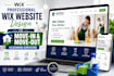 create wix website for move in and move out cleaning services