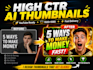 design high CTR ai youtube thumbnails that get clicks