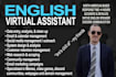 be your native english virtual assistant