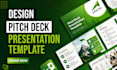 pitch deck redesign canva, google slide presentation design powerpoint template