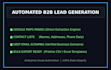 build an automated b2b lead generation and google maps scraper