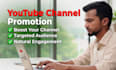 do organic youtube promotion for channel growth