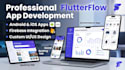 build a professional flutterflow mobile app with firebase integration