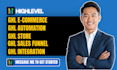 setup ghl ecommerce store ghl funnel, ghl payment integration ghl automation