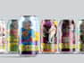 create energy drink, craft, beer can label design