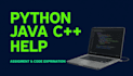explain python java c code and assignments