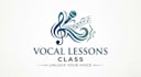 design a professional vocal lessons class logo