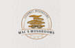 design mac gourmet mushrooms logo