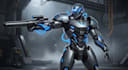 draw mecha robot armor character concept for you