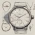 watch design and jewelry design concept sketch