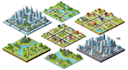 draw isometric projection illustration infographics and map
