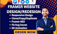 design framer website redesign framer website fix framer personal portfolio site