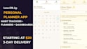 build you a custom personal planner or habit tracker app in HTML