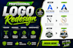 redesign, modify, and enhance your logo professionally