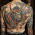 make a traditional japanese irezumi tattoo