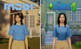 create custom content, character, clothing for the sim 4 cc with inzoi