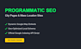 programmatic SEO city pages and mass location pages for wordpress