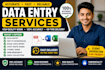 do data entry and typing