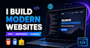 build a responsive modern website using HTML CSS javascript