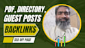 pdf, directory, guest posts backlinks seo off page