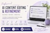 manually edit your ai generated content