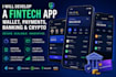 develop a fintech app, digital wallet, payment, banking, and crypto platform