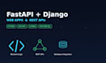 develop fastapi django web applications in python