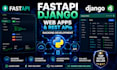 develop fastapi django web applications in python