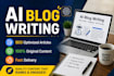 write ai, technology, and blog articles