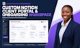 build a custom notion client portal and onboarding workspace