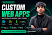 build ai website, ai mobile app, full stack website development