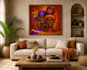 design ethnic wall art for modern decor