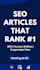 write SEO blog posts and articles that rank on google
