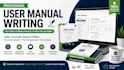 write technical user manuals, user guides and software documentation