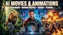 make film type cenimatic ai gernated video