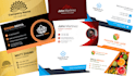 design corporate tech business card and letterhead
